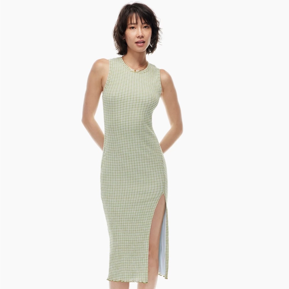 Aritzia Wilfred Seersucker Verona Dress